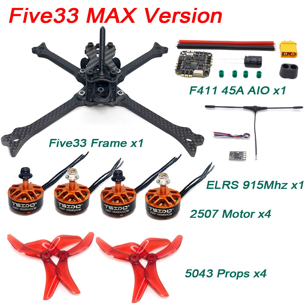 YSIDO Five33 5inch Racing Fram - Drone Racing Esc reseña y precio