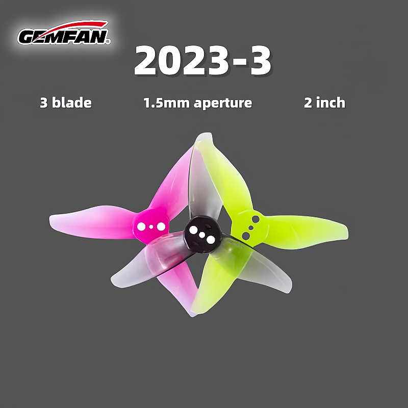 Gemfan 2023 three bladed 2-inc - Drone Racing Gate reseña y precio