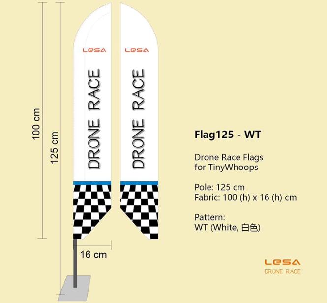 1 pair/ 2sets of ​​Car Racing  - Drone Racing Flag reseña y precio