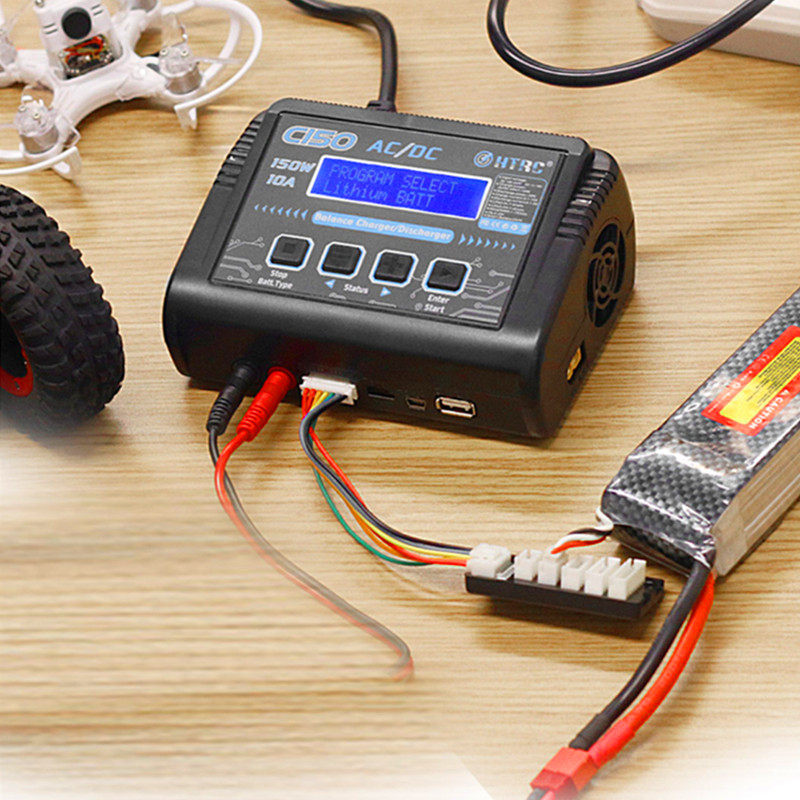 HTRC C150 150W 10A Smart Charg - Drone Racing Charger reseña y precio