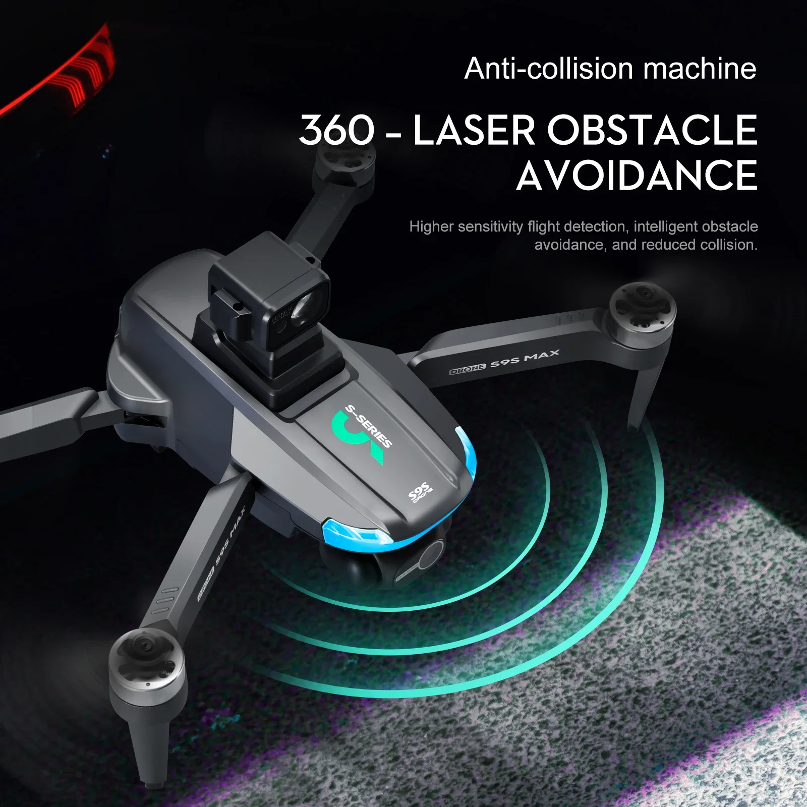 NEW S9S MAX MINI Drone 4K 2-Ax - Drone Racing Camera reseña y precio
