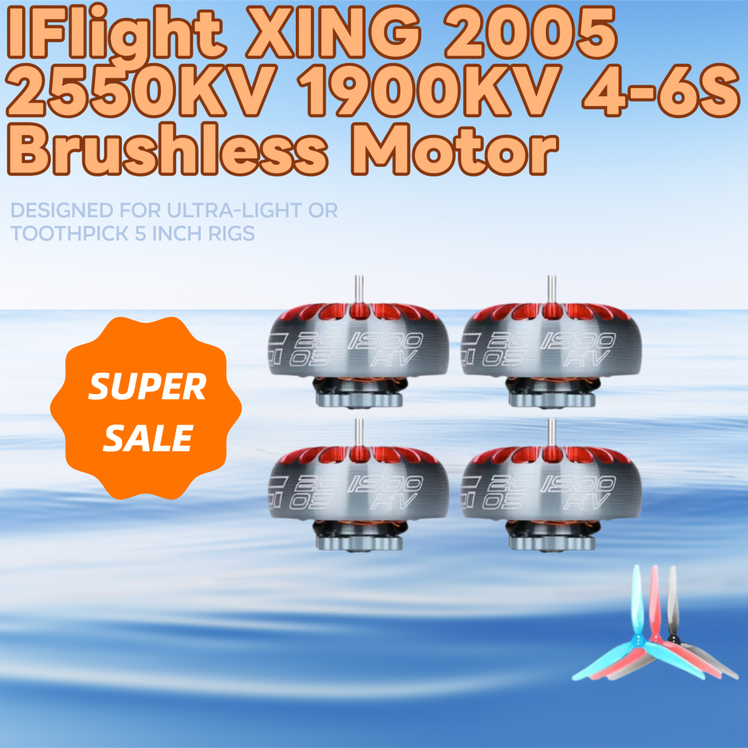 4pcs/lot IFlight XING 2005 255 - Drone Racing Motor reseña y precio