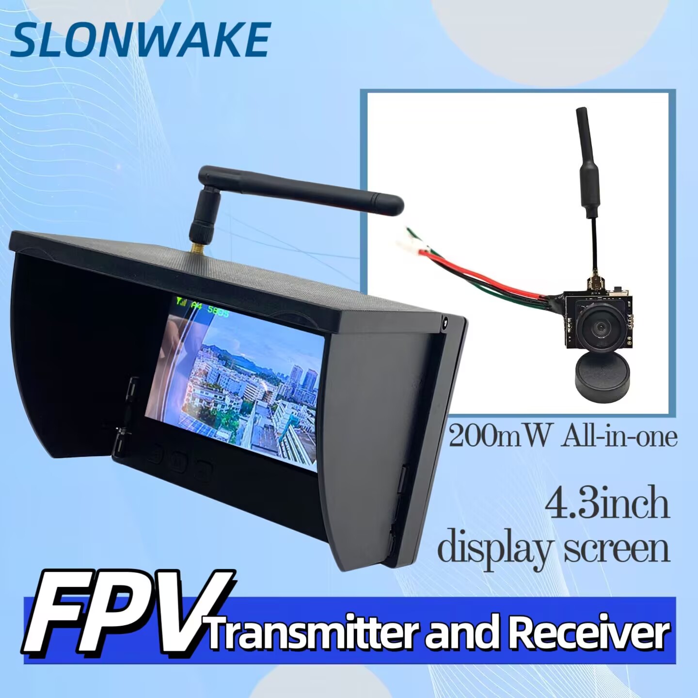 SLONWAKE 5.8G Analog Video Tra - Drone Racing Transmitter reseña y precio