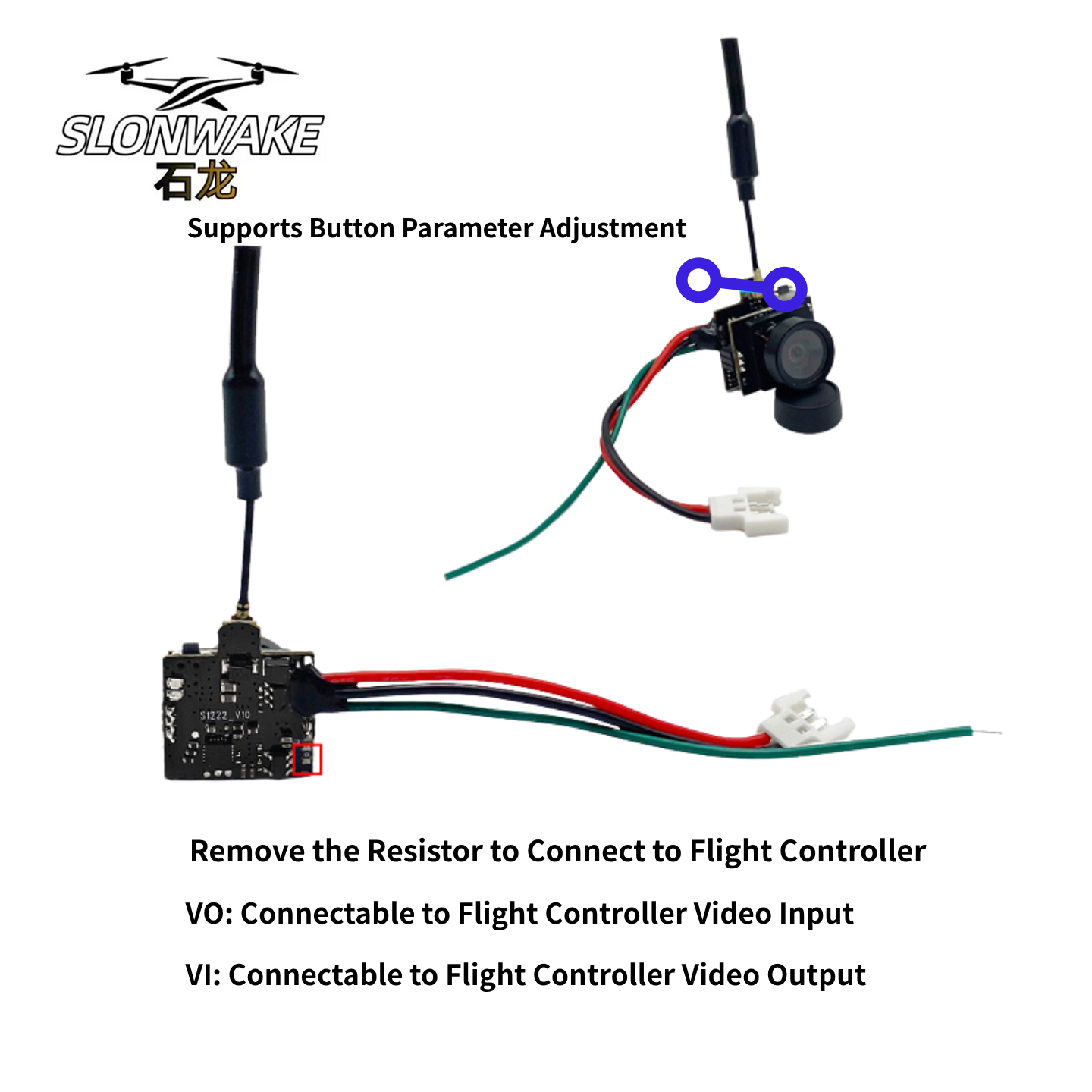 SLONWAKE 5.8G Analog Video Tra - Drone Racing Transmitter reseña y precio
