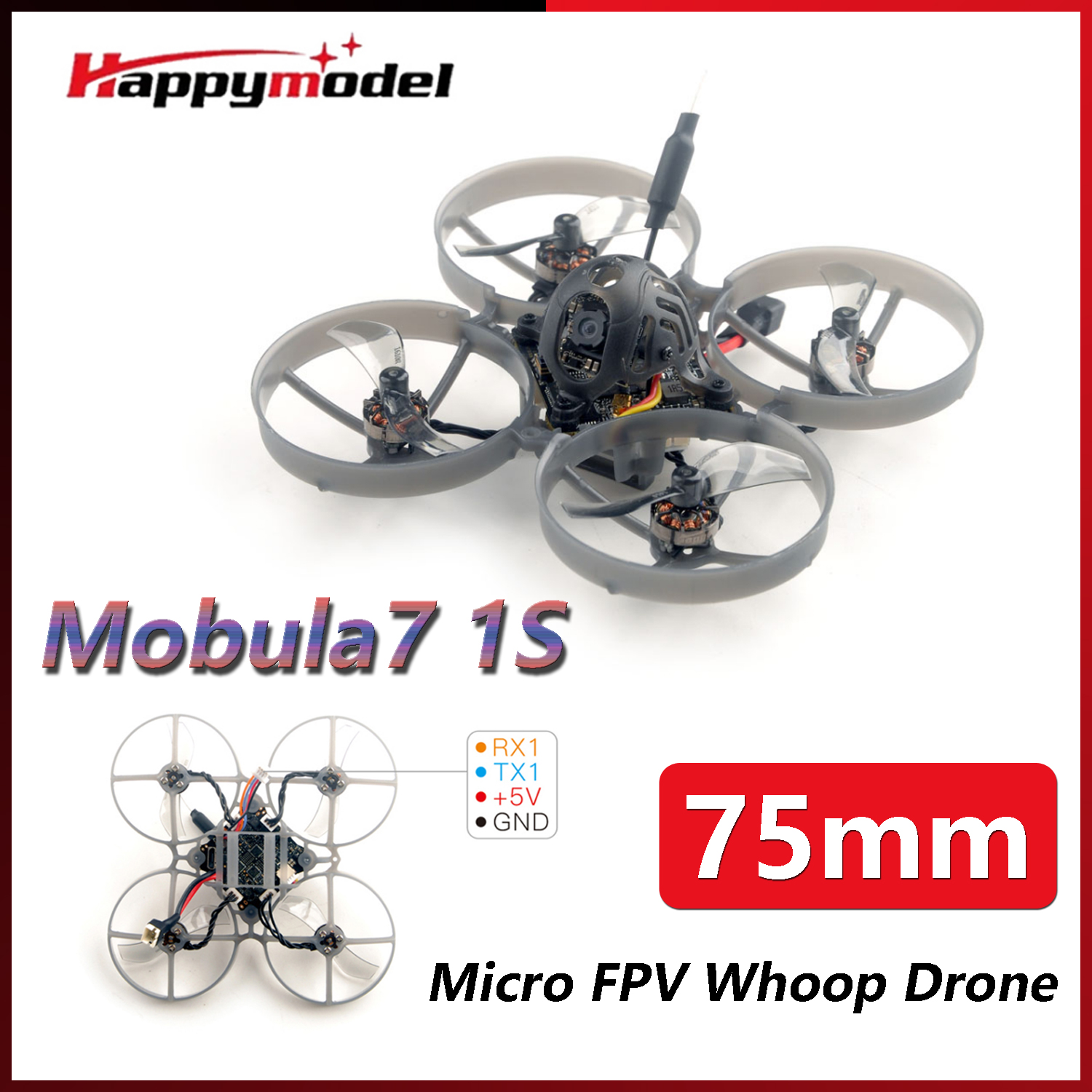 Happymodel Mobula7 1S 75mm Tin - Drone Racing Charger reseña y precio
