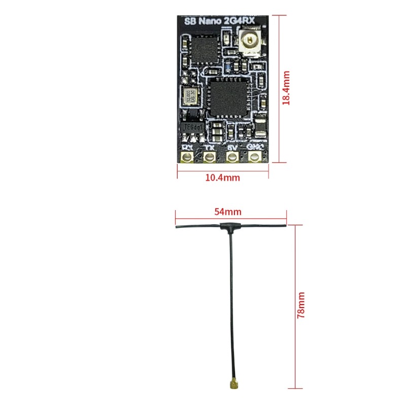 SpeedyBee Nano 2.4G ExpressLRS - Drone Racing Receiver reseña y precio