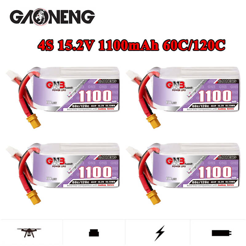 GNB 4S 1100mAh 60C/120C HV Lip - Drone Racing Battery reseña y precio