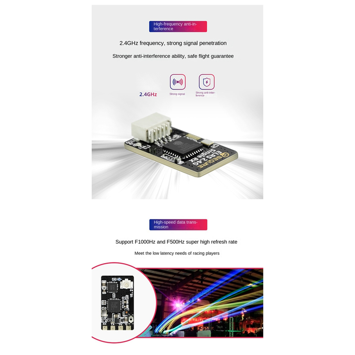A56G-SEQURE ELRS 2.4GHz Single - Drone Racing Charger reseña y precio
