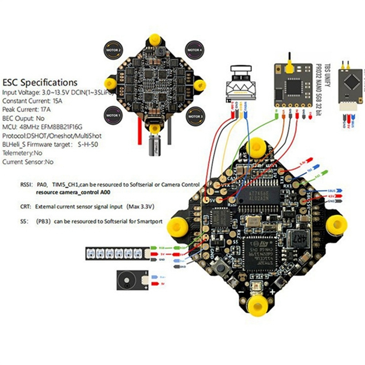 NEW F411 AIO Flight Controller - Drone Racing Charger reseña y precio