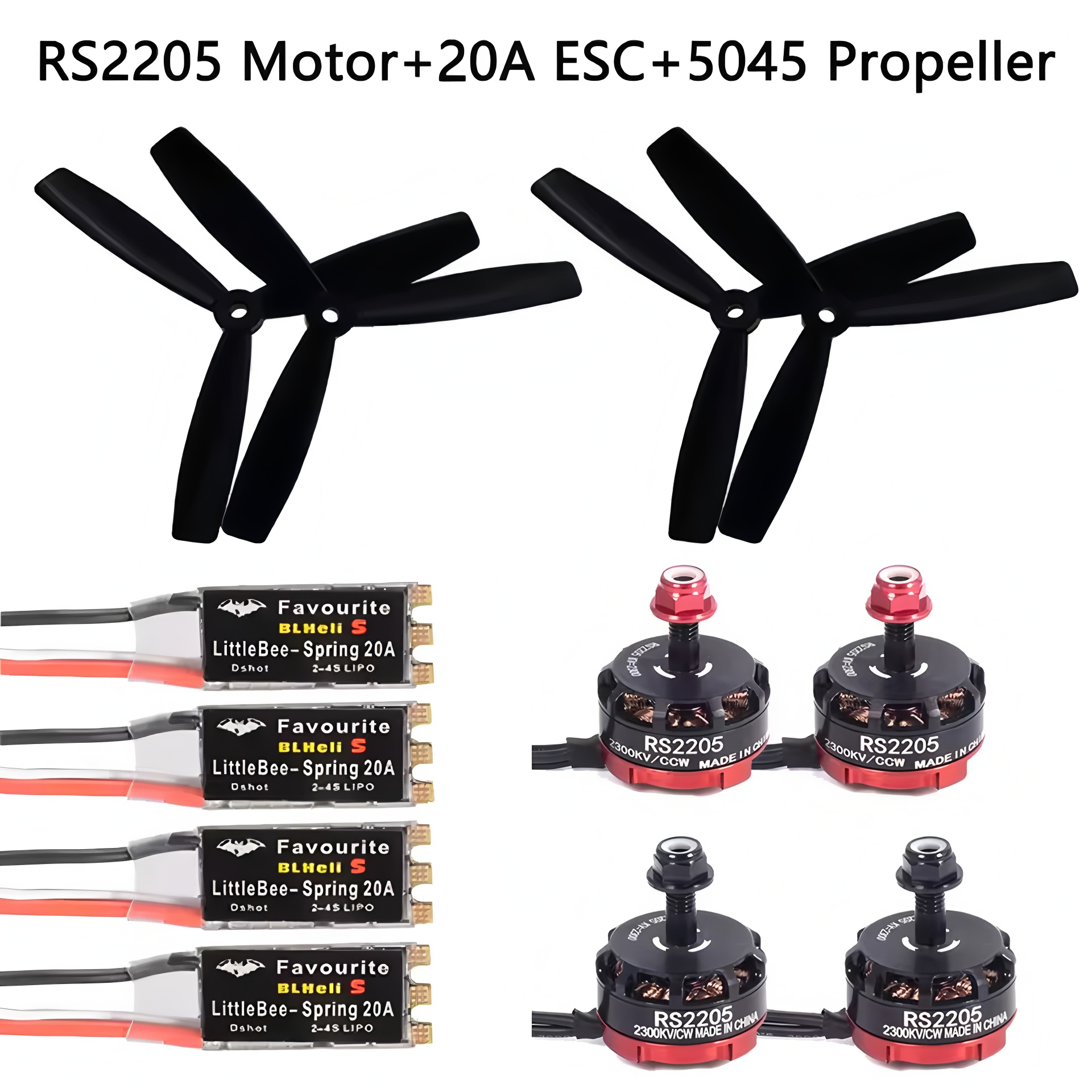 FPV RS2205 2300KV CW CCW Brush - Drone Racing Esc reseña y precio