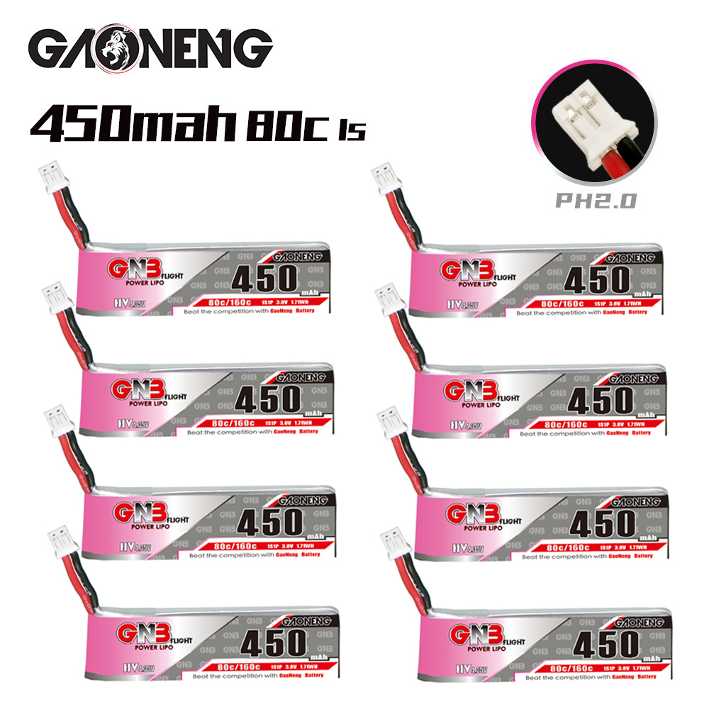 GNB HV 1S 3.8V 450mAh 80C/160C - Drone Racing Battery reseña y precio