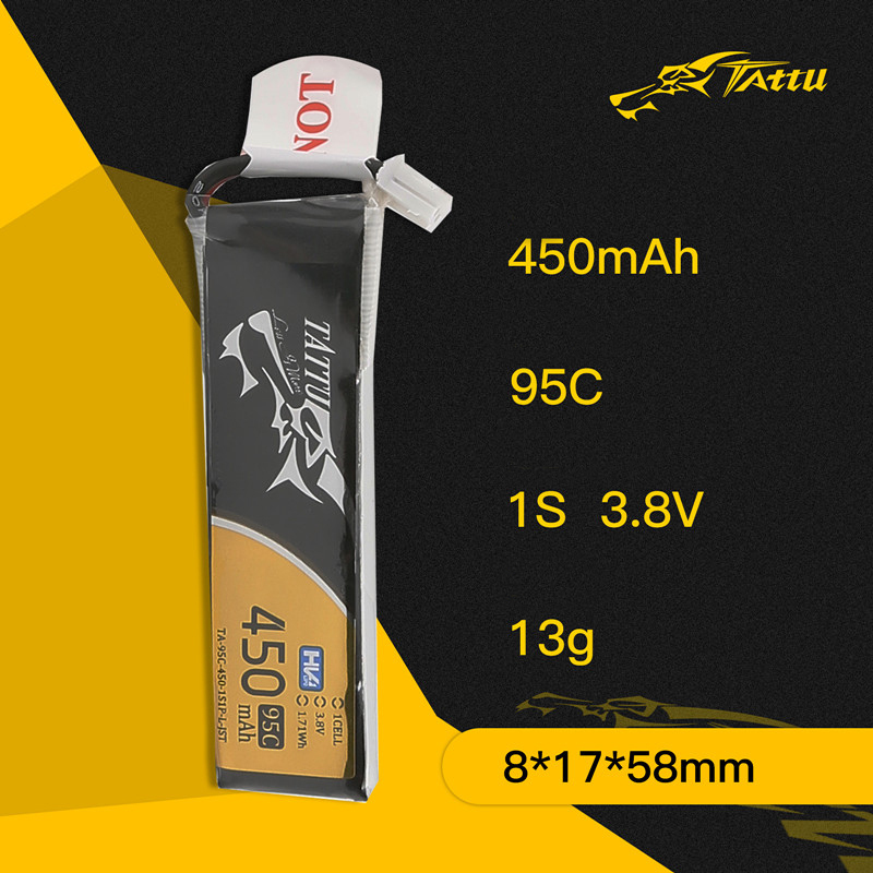 3Pcs NEW TATTU 450/500/550mAh  - Drone Racing Battery reseña y precio