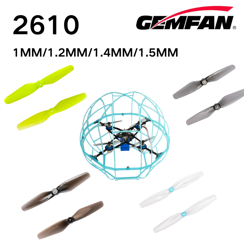 2610 Props Gemfan 2.6inch 2 Bl - Drone Racing Esc reseña y precio