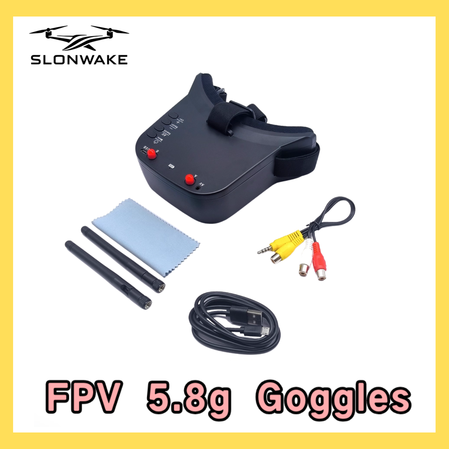 SLONWAKE 5.8G 48CH FPV 400mw V - Drone Racing Transmitter reseña y precio