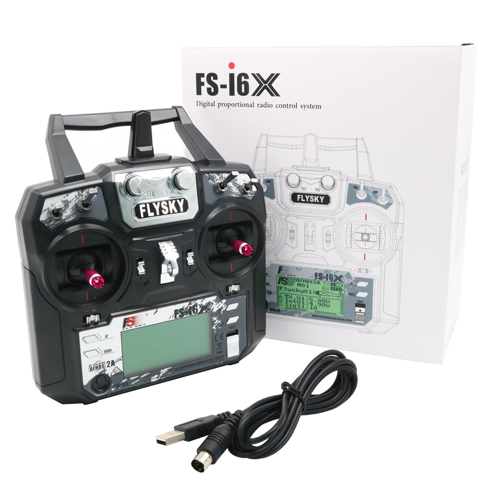 FLYSKY FS-i6X FS i6X 10CH 2.4G - Drone Racing Transmitter reseña y precio