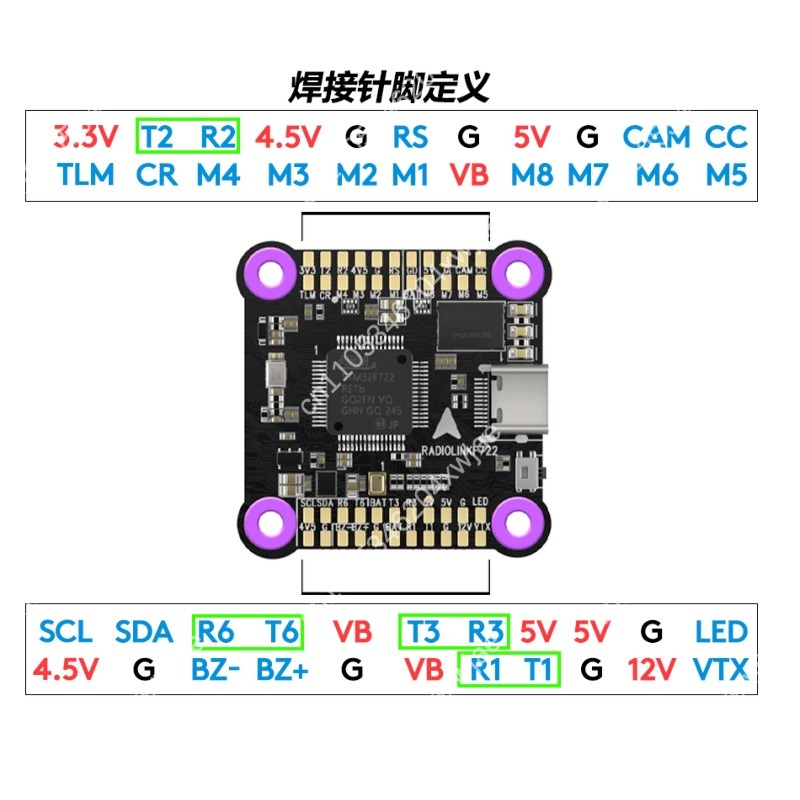 F7 Flight Stack System F722 FC - Drone Racing Esc reseña y precio