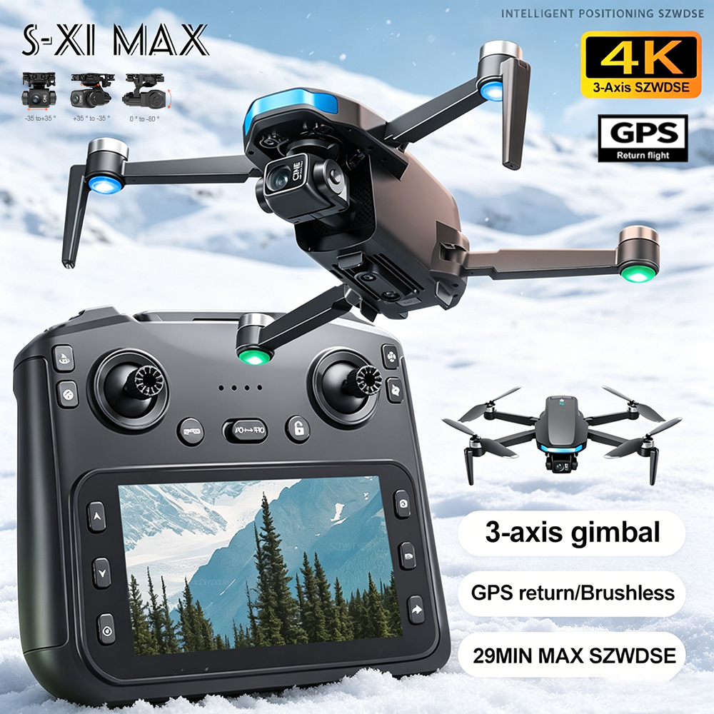 New S-X1 MAX Drone GPS 8K Prof - Drone Racing Camera reseña y precio