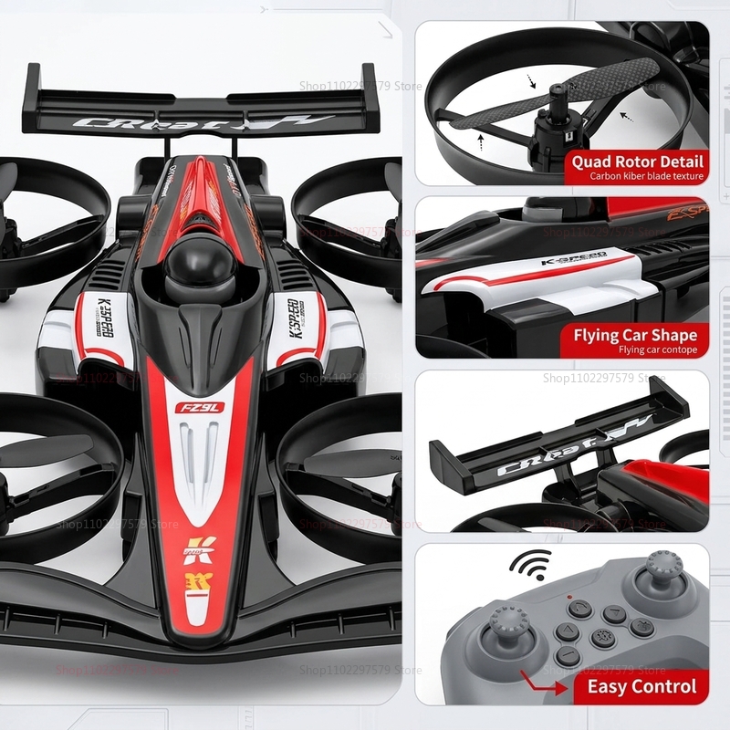 Mini RC Flying Car Transformab - Drone Racing Charger reseña y precio