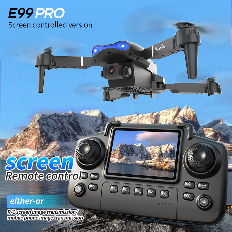 E99 PRO Drone Screen Control A - Drone Racing Camera reseña y precio